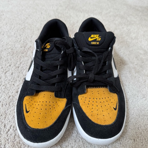 NIke SB Force 58 Men 9.5M Black/Yellow/White - Picture 2 of 9